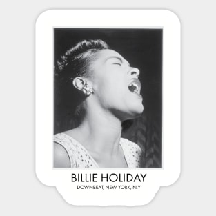 Billie Holiday, Black History, Black Woman Sticker
